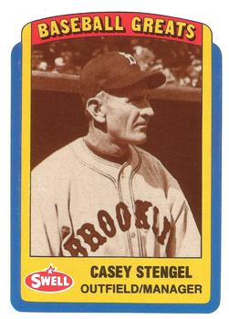 1990 Swell Baseball Greats #40 Casey Stengel Front