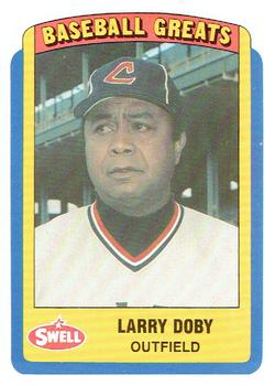 1990 Swell Baseball Greats #43 Larry Doby Front