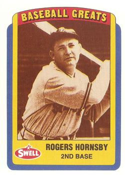 1990 Swell Baseball Greats #51 Rogers Hornsby Front