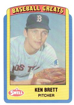 1990 Swell Baseball Greats #52 Ken Brett Front