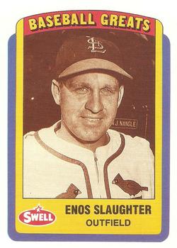 1990 Swell Baseball Greats #54 Enos Slaughter Front