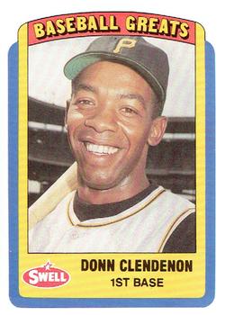 1990 Swell Baseball Greats #82 Donn Clendenon Front
