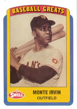 1990 Swell Baseball Greats #85 Monte Irvin Front