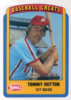 1990 Swell Baseball Greats #87 Tommy Hutton Front