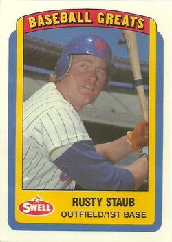 1990 Swell Baseball Greats #91 Rusty Staub Front