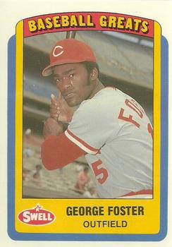 1990 Swell Baseball Greats #97 George Foster Front