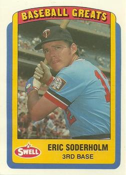 1990 Swell Baseball Greats #98 Eric Soderholm Front