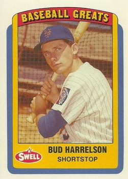 1990 Swell Baseball Greats #111 Bud Harrelson Front