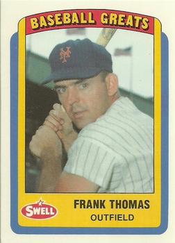 1990 Swell Baseball Greats #113 Frank Thomas Front