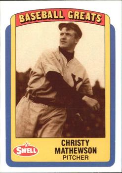 1990 Swell Baseball Greats #134 Christy Mathewson Front
