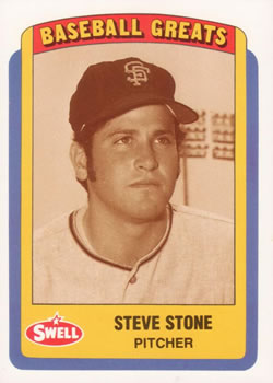 1990 Swell Baseball Greats #27 Steve Stone Front
