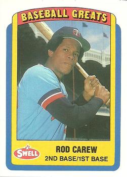 1990 Swell Baseball Greats #4 Rod Carew Front
