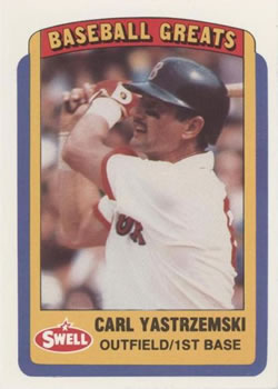 1990 Swell Baseball Greats #5 Carl Yastrzemski Front