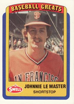 1990 Swell Baseball Greats #68 Johnnie LeMaster Front
