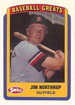 1990 Swell Baseball Greats #78 Jim Northrup Front