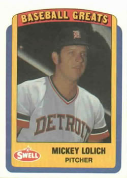 1990 Swell Baseball Greats #81 Mickey Lolich Front