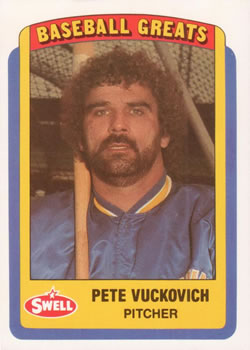 1990 Swell Baseball Greats #83 Pete Vuckovich Front