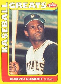 1991 Swell Baseball Greats #132 Roberto Clemente Front