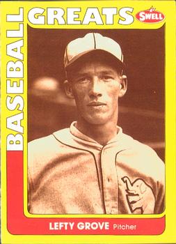 1991 Swell Baseball Greats #139 Lefty Grove Front