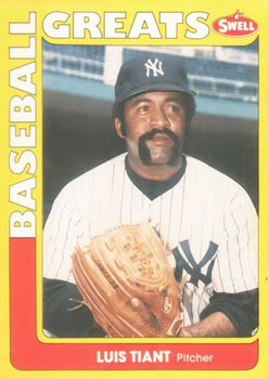 1991 Swell Baseball Greats #90 Luis Tiant Front