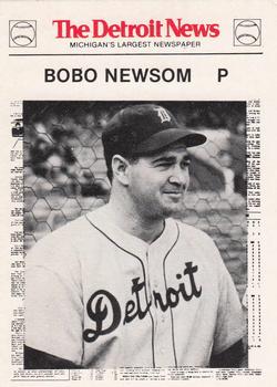 1981 Detroit News Detroit Tigers #64 Bobo Newsom Front