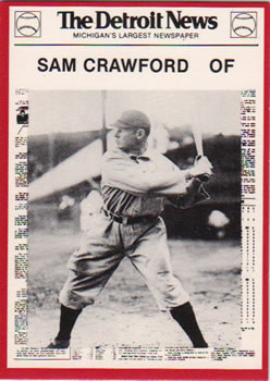 1981 Detroit News Detroit Tigers #121 Sam Crawford Front
