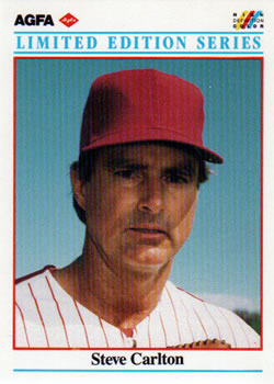 1990 AGFA #15 Steve Carlton Front