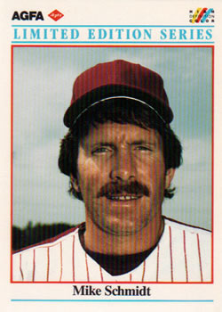 1990 AGFA #21 Mike Schmidt Front