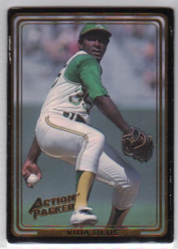 1993 Action Packed All-Star Gallery Series I #44 Vida Blue Front