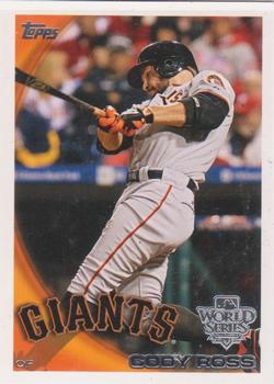 2010 Topps San Francisco Giants World Series Champions #SFG3 Cody Ross Front