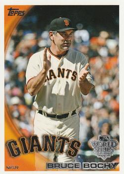 2010 Topps San Francisco Giants World Series Champions #SFG27 Bruce Bochy Front