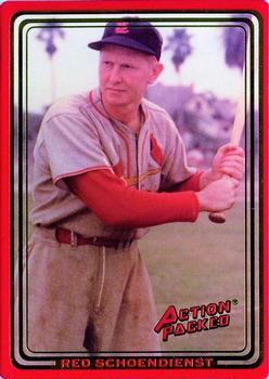 1993 Action Packed All-Star Gallery Series II #114 Red Schoendienst Front