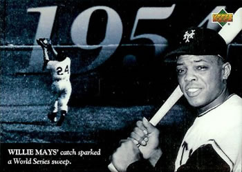 1994 Upper Deck All-Time Heroes #117 Willie Mays Front