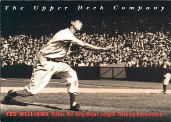 1994 Upper Deck All-Time Heroes #1 Ted Williams Front