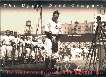 1994 Upper Deck All-Time Heroes #4 Lou Gehrig Front