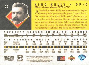 1994 Upper Deck All-Time Heroes #23 King Kelly Back