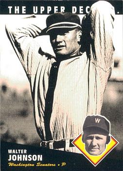 1994 Upper Deck All-Time Heroes #80 Walter Johnson Front