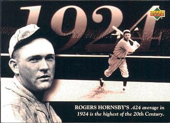1994 Upper Deck All-Time Heroes #108 Rogers Hornsby Front