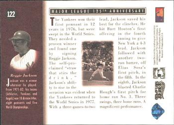1994 Upper Deck All-Time Heroes #122 Reggie Jackson Back