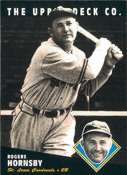 1994 Upper Deck All-Time Heroes #140 Rogers Hornsby Front