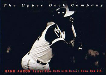 1994 Upper Deck All-Time Heroes #5 Hank Aaron Front