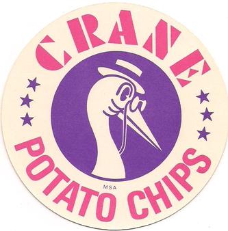 1976 Crane Potato Chips Discs #NNO Catfish Hunter Back
