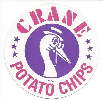 1976 Crane Potato Chips Discs #NNO Rusty Staub Back
