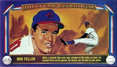 1982 Davco Hall of Fame Baseball Stars #6 Bob Feller Front