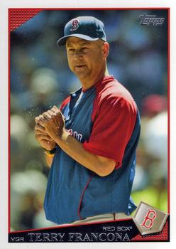 2009 Topps #8 Terry Francona Front