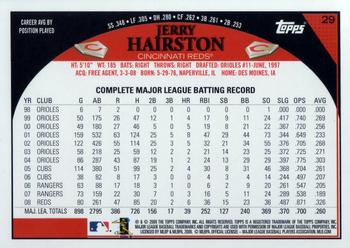 2009 Topps #29 Jerry Hairston Back