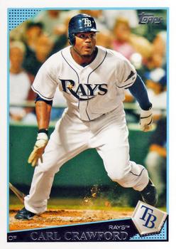 2009 Topps #40 Carl Crawford Front