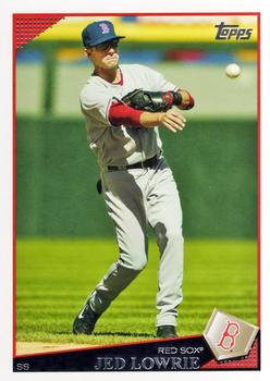 2009 Topps #77 Jed Lowrie Front