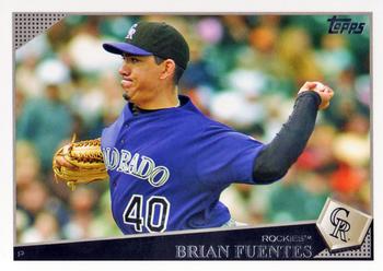 2009 Topps #319 Brian Fuentes Front
