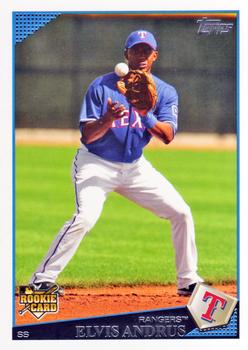 2009 Topps #591 Elvis Andrus Front